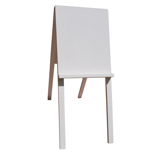 Caballete de madera blanco