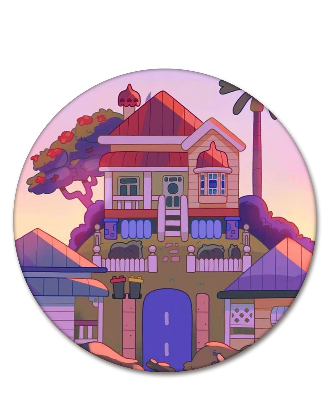 Bluey 17 Funda Circular para mampara