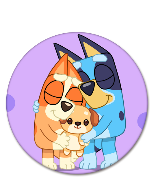 Bluey 2 Funda Circular para mampara