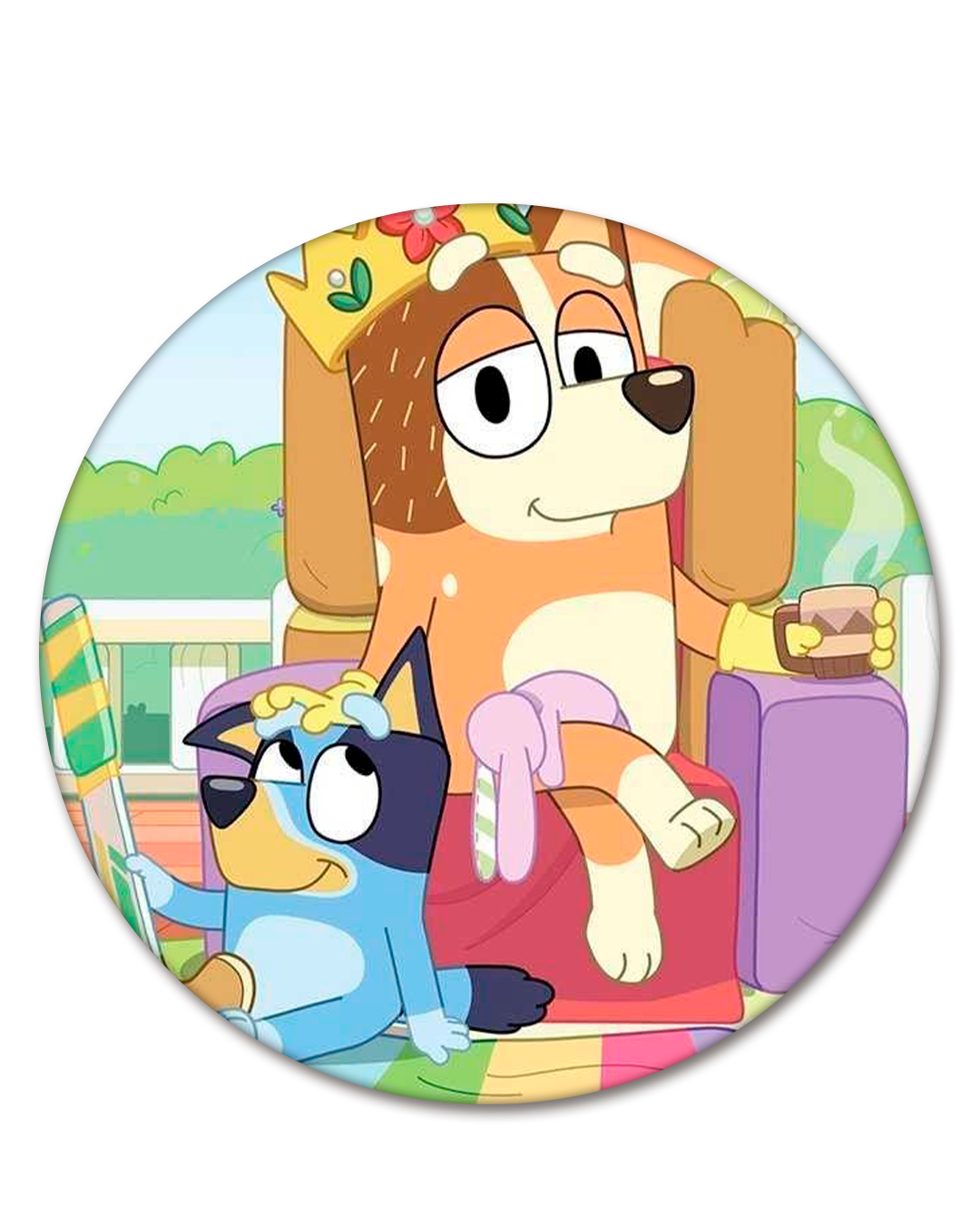 Bluey 9 Funda Circular para mampara