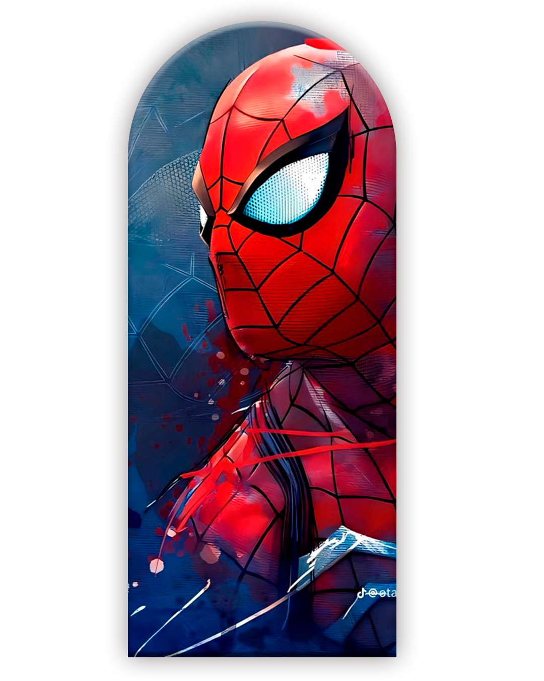 Spiderman 11 Funda para mampara de punta redonda