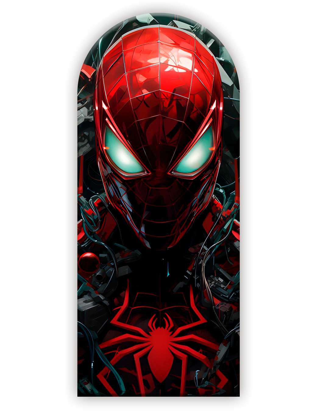 Spiderman 17 Funda para mampara de punta redonda