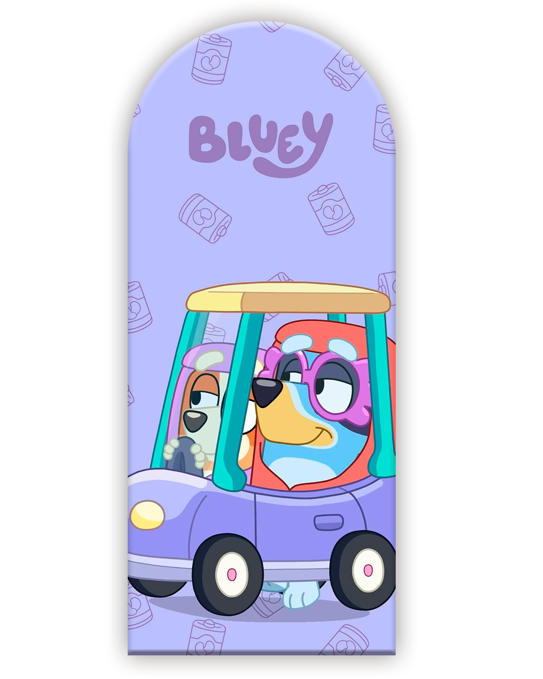 Bluey 10 Funda para mampara de punta redonda