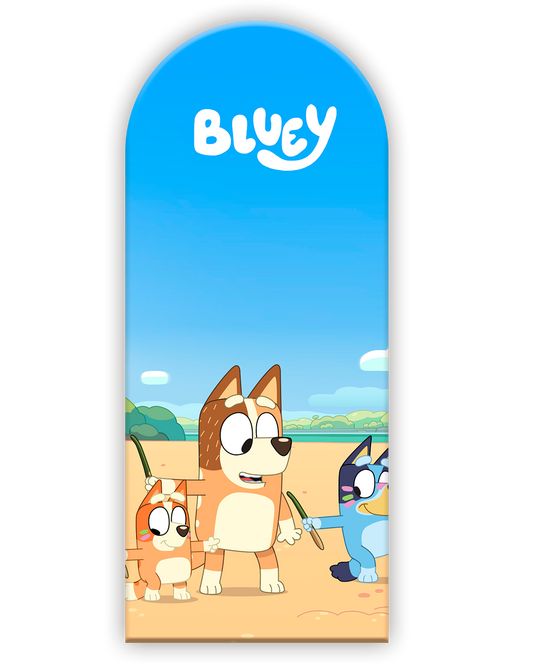 Bluey 11 Funda para mampara de punta redonda