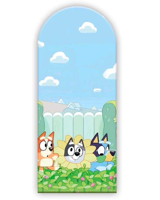 Bluey 12 Funda para mampara de punta redonda