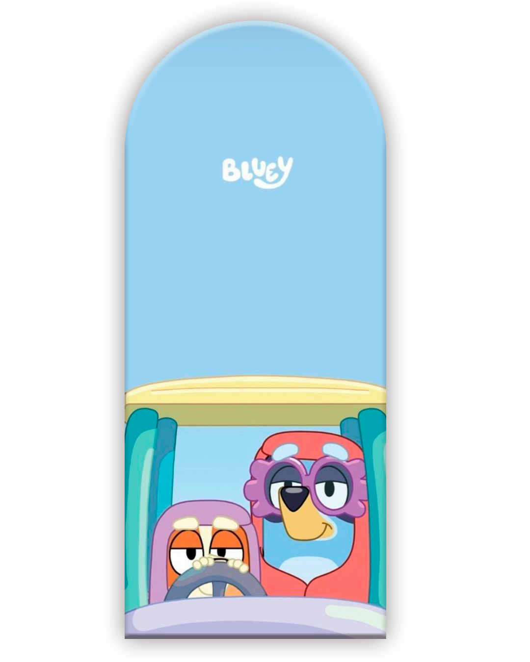 Bluey 14 Funda para mampara de punta redonda