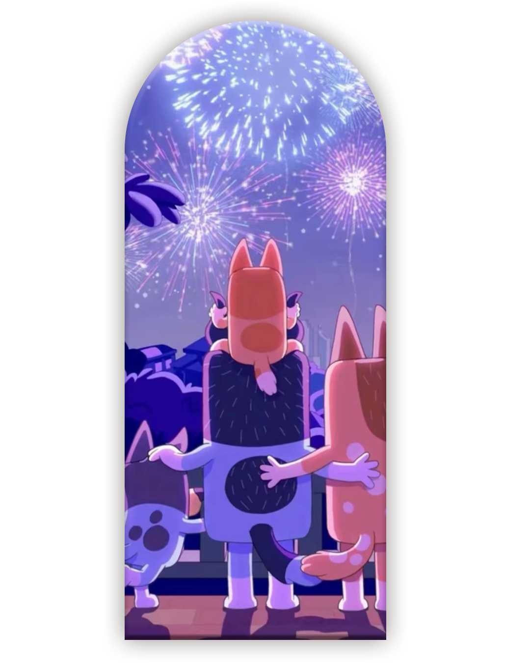 Bluey 16 Funda para mampara de punta redonda