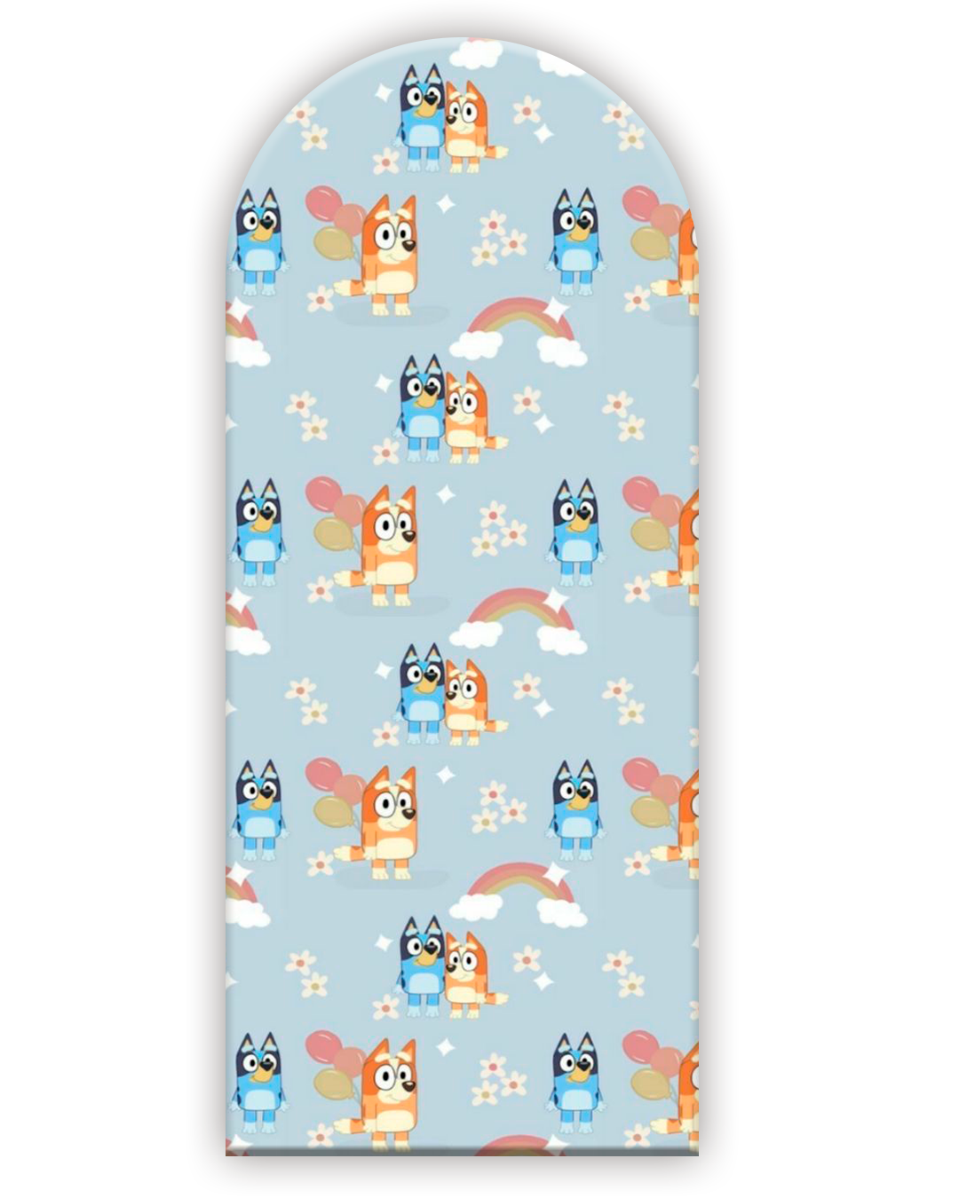 Bluey 18 Funda para mampara de punta redonda