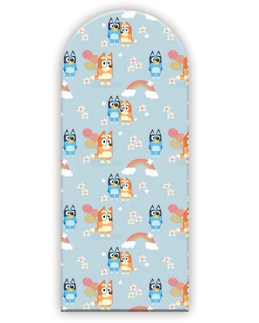 Bluey 18 Funda para mampara de punta redonda