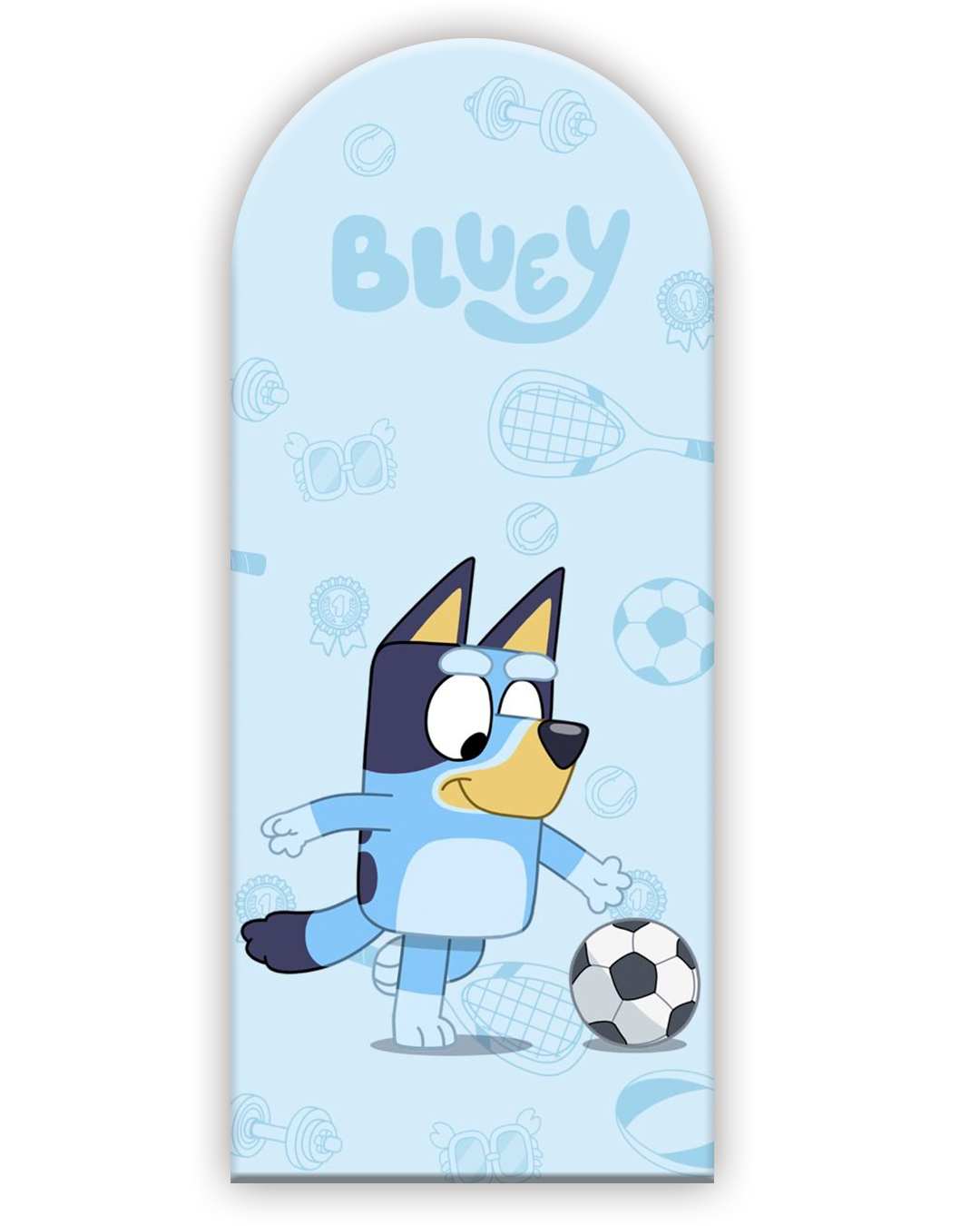 Bluey 5 Funda para mampara de punta redonda