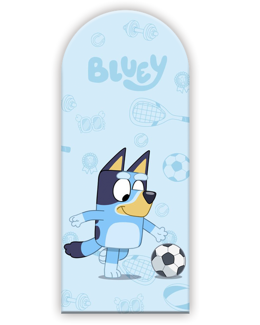 Bluey 5 Funda para mampara de punta redonda