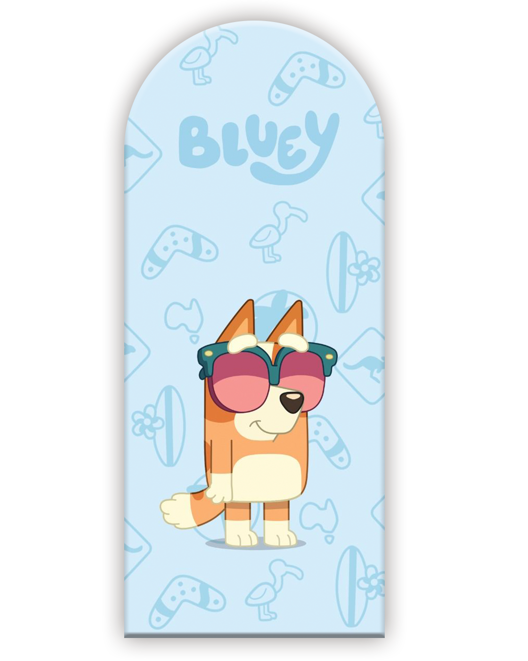 Bluey 6 Funda para mampara de punta redonda