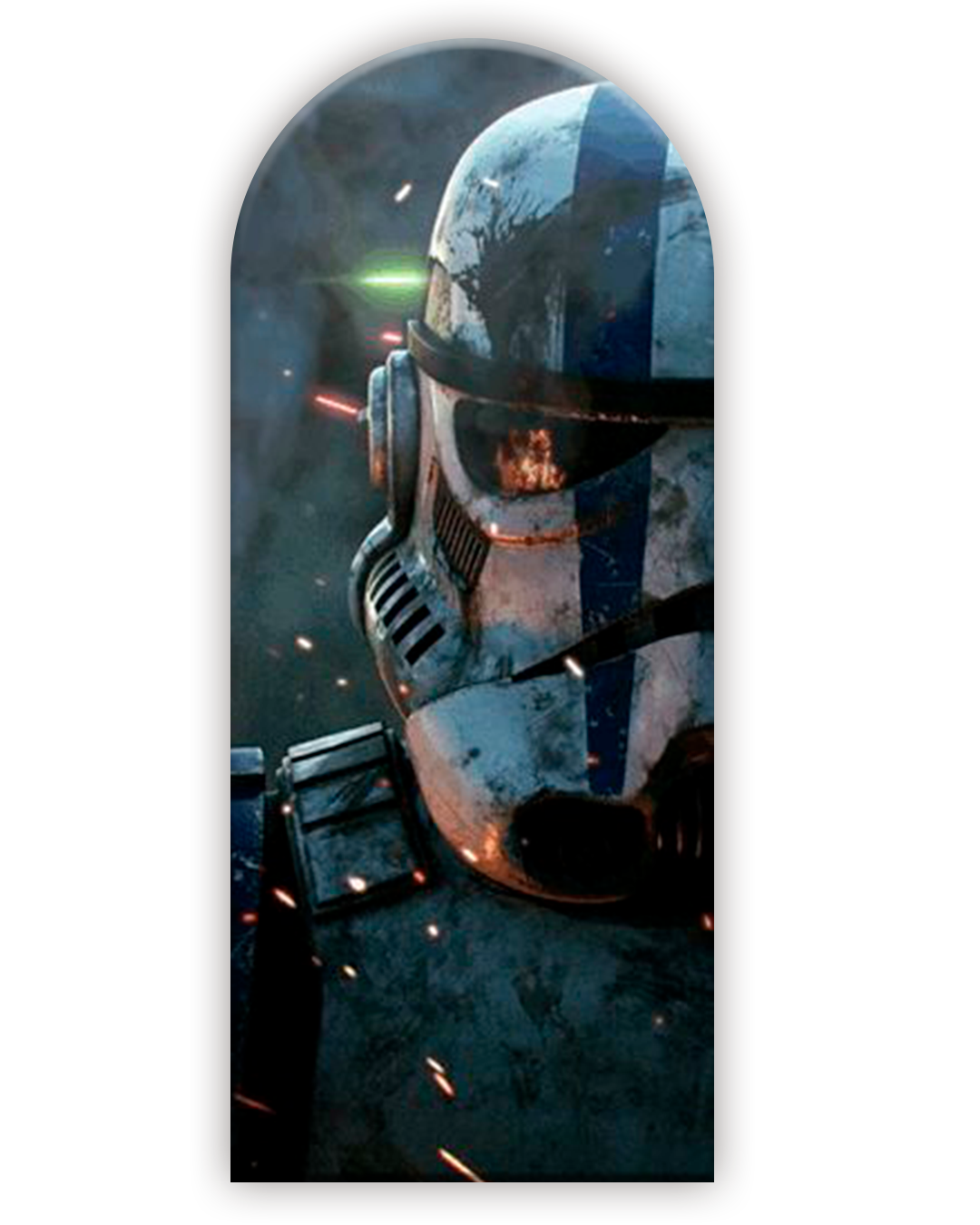 Star Wars 10 Funda para mampara de punta redonda