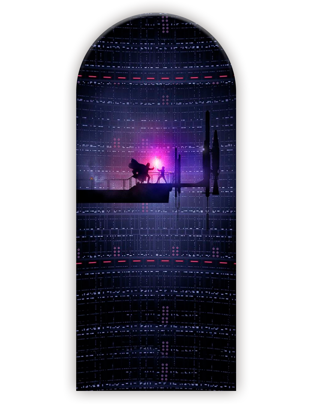 Star Wars 12 Funda para mampara de punta redonda