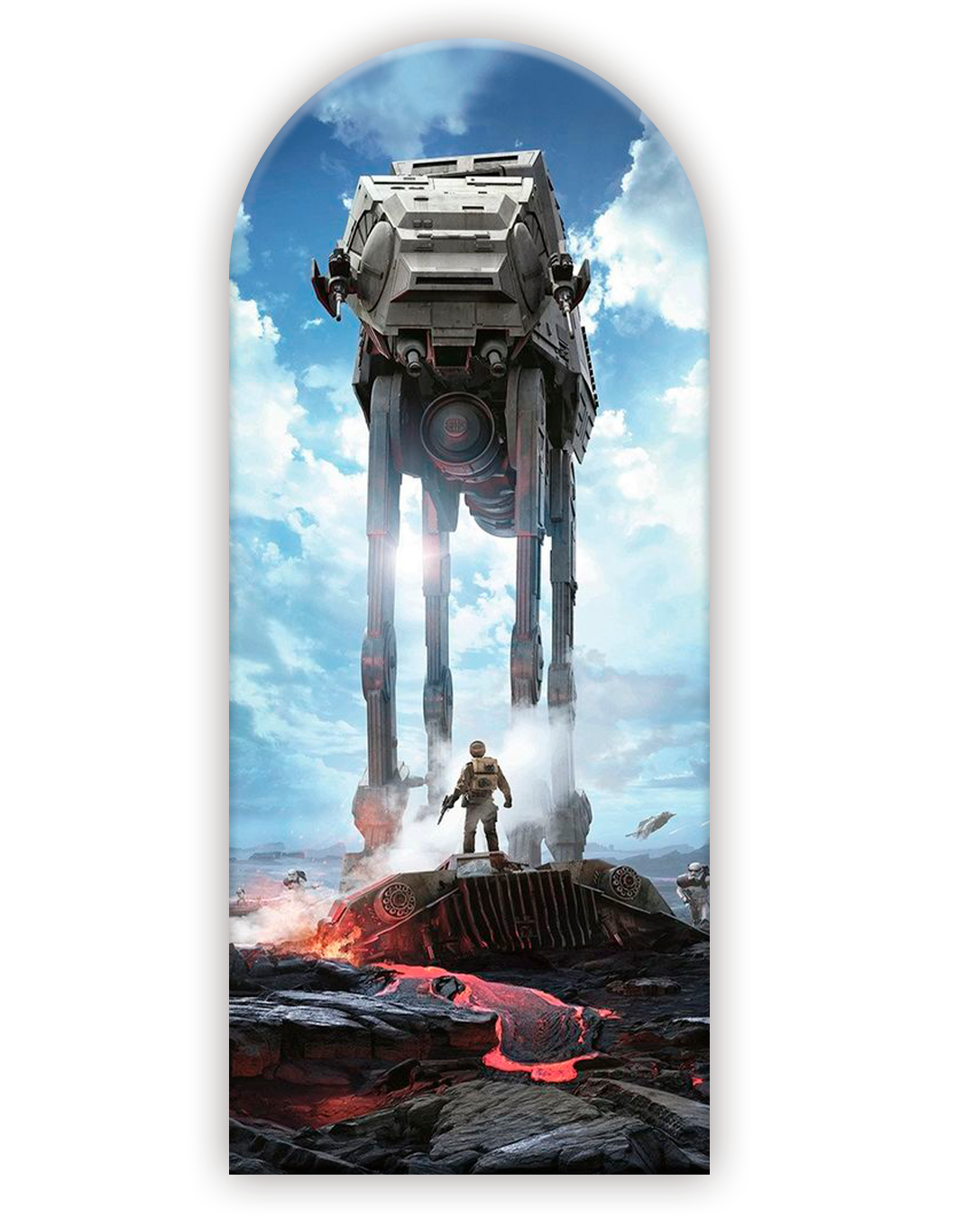 Star Wars 17 Funda para mampara de punta redonda