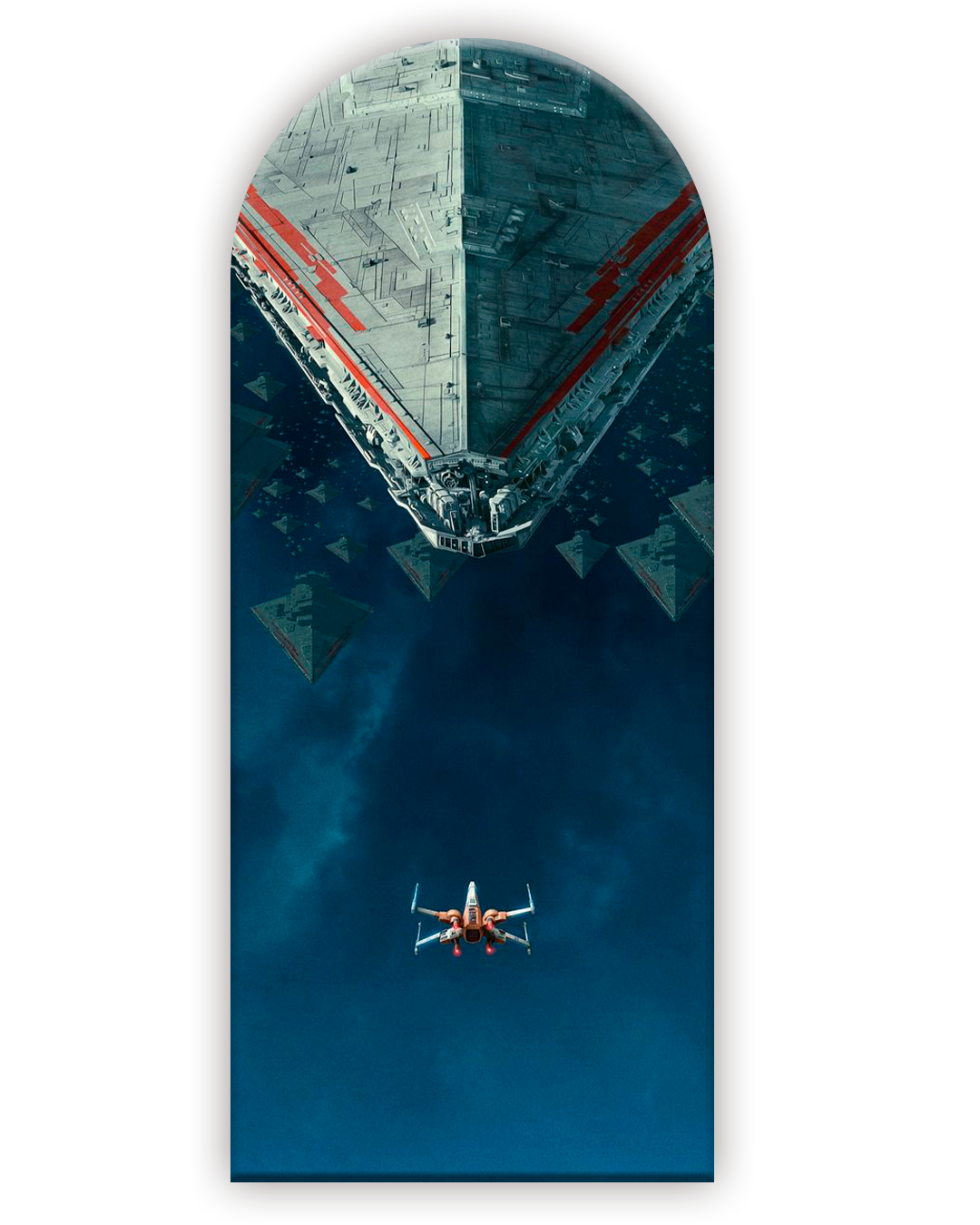 Star Wars 19 Funda para mampara de punta redonda