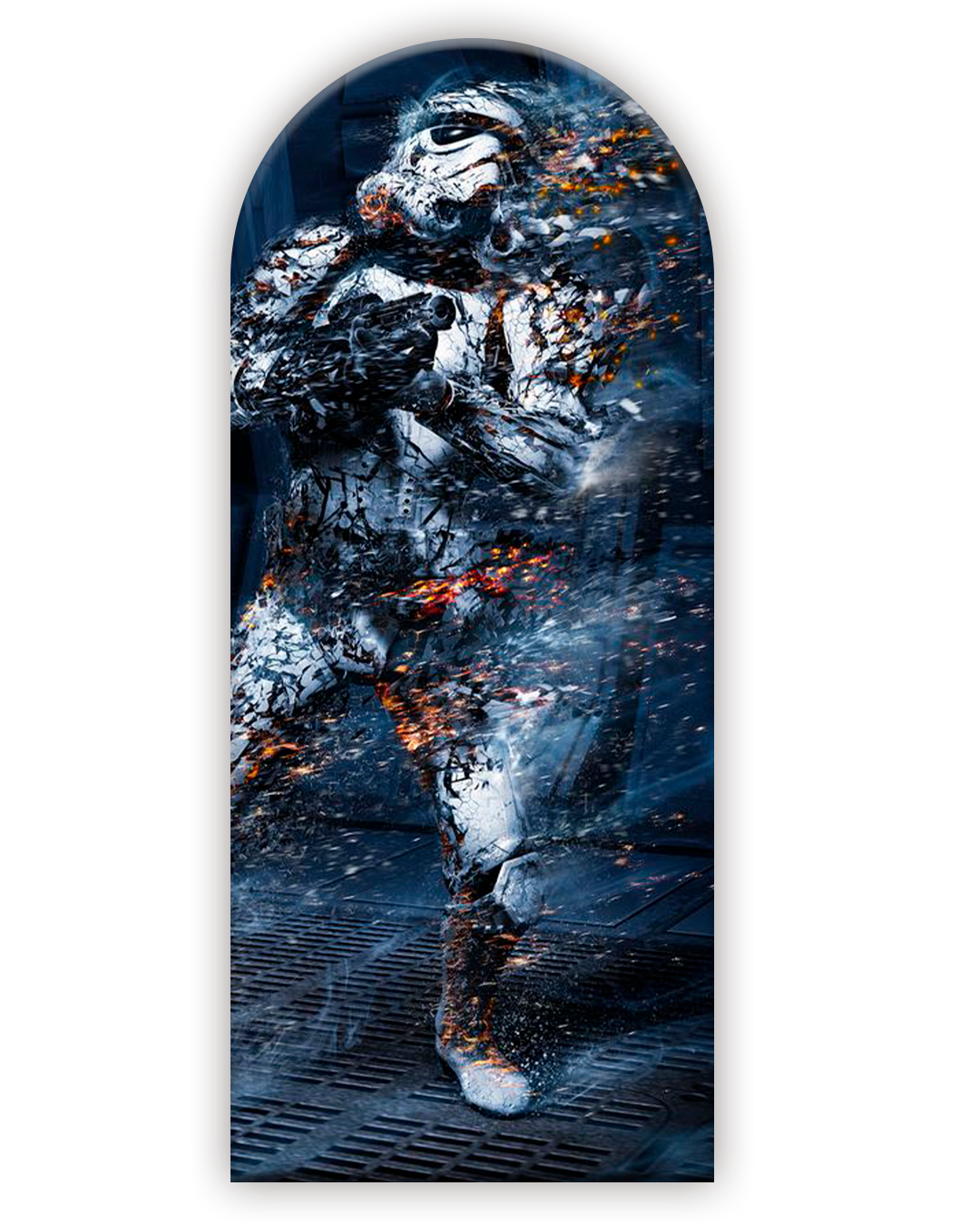 Star Wars 2 Funda para mampara de punta redonda