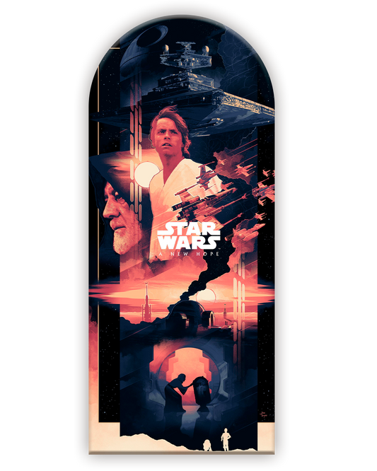 Star Wars 25 Funda para mampara de punta redonda