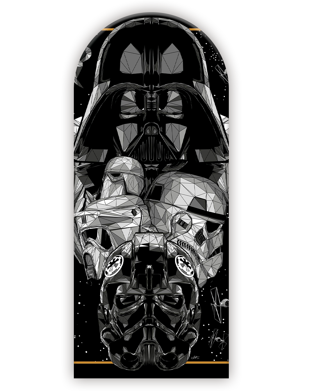 Star Wars 26 Funda para mampara de punta redonda