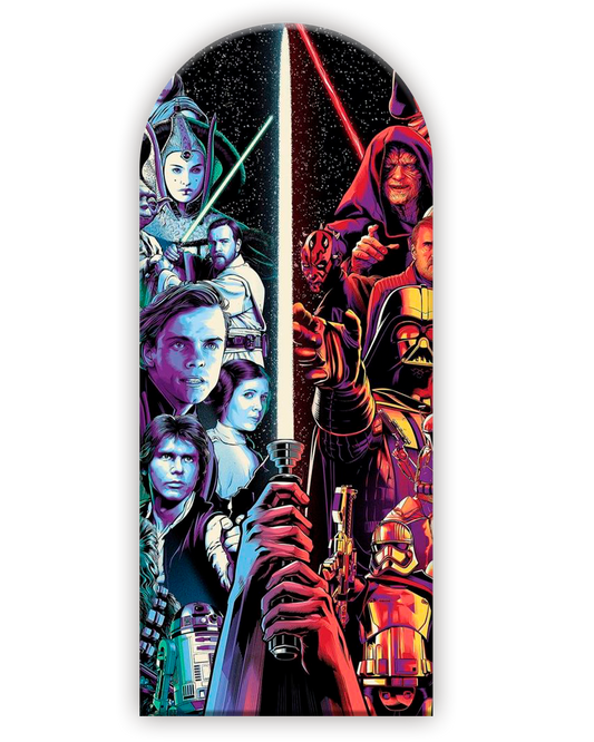 Star Wars 30 Funda para mampara de punta redonda