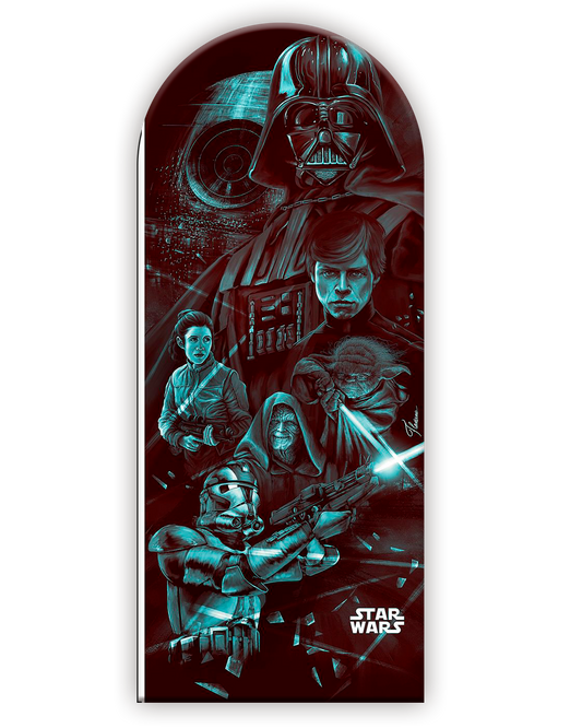 Star Wars 35 Funda para mampara de punta redonda