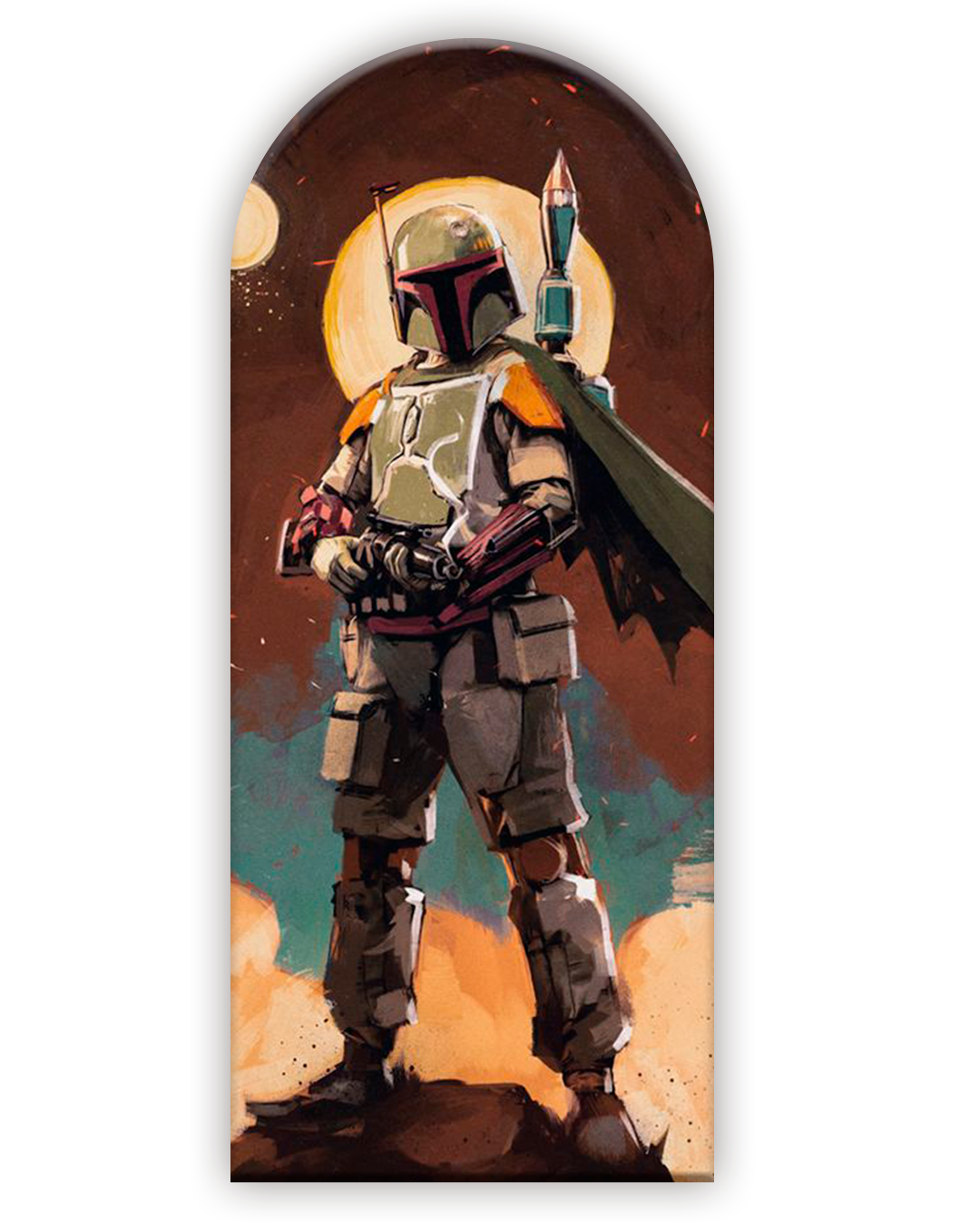 Star Wars 6 Funda para mampara de punta redonda