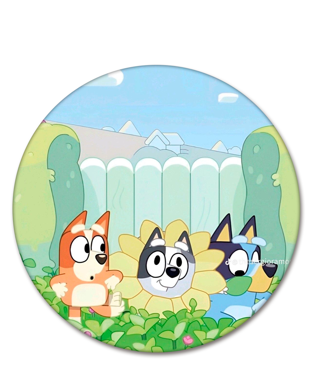 Bluey 12 Funda Circular para mampara