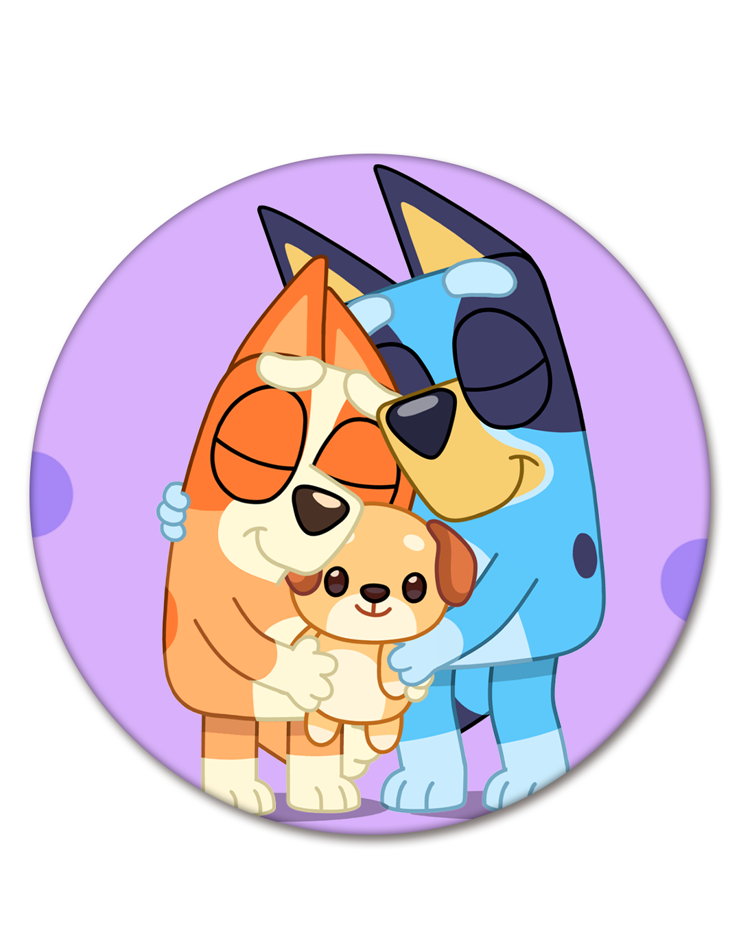 Bluey 2 Funda Circular para mampara