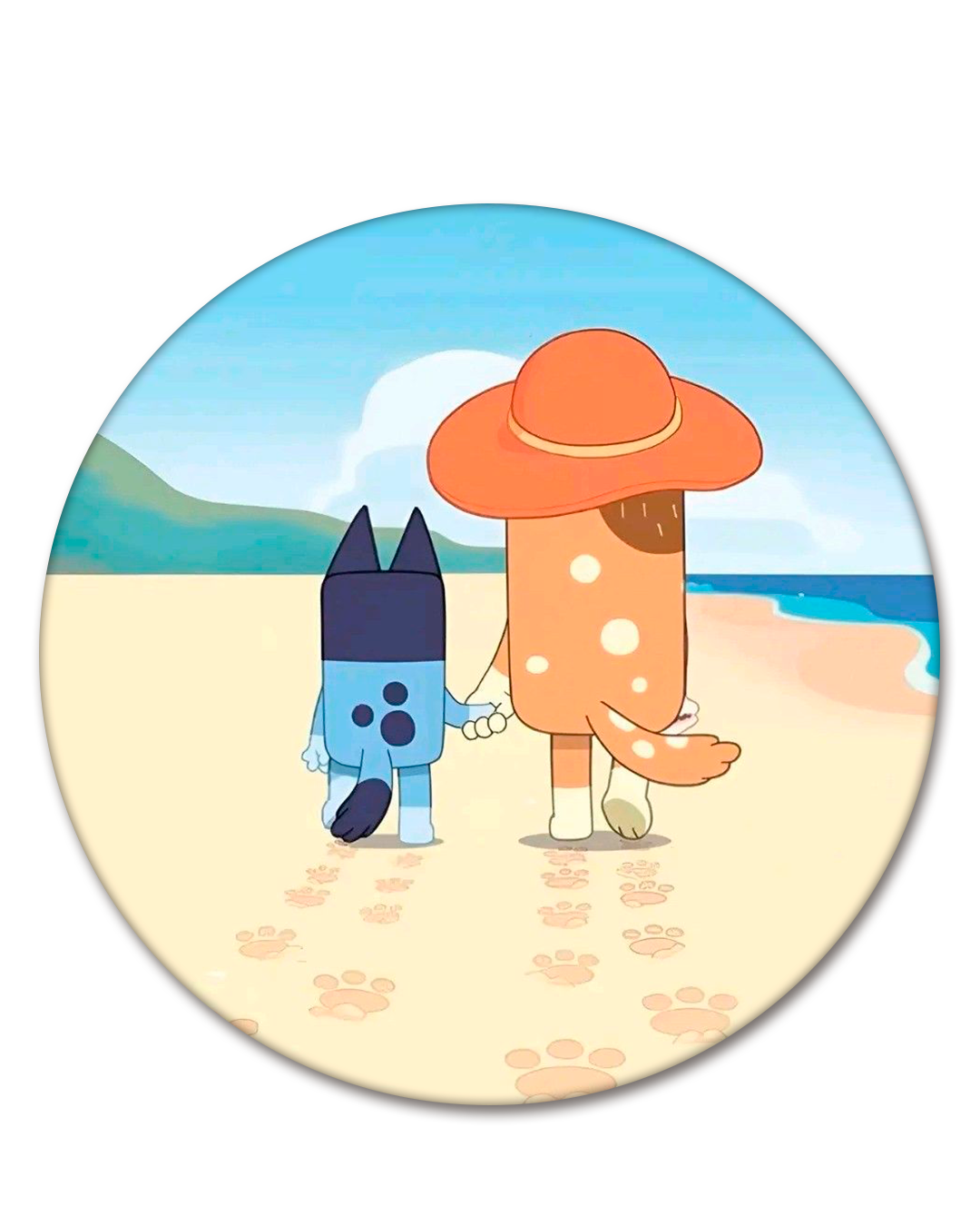 Bluey 4 Funda Circular para mampara