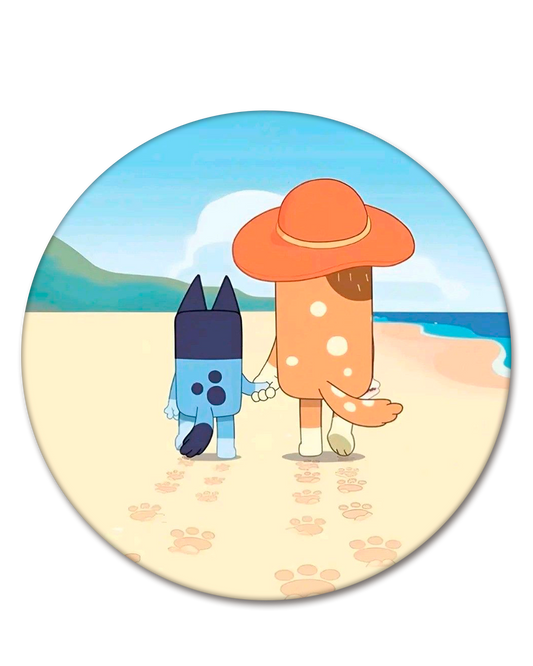 Bluey 4 Funda Circular para mampara