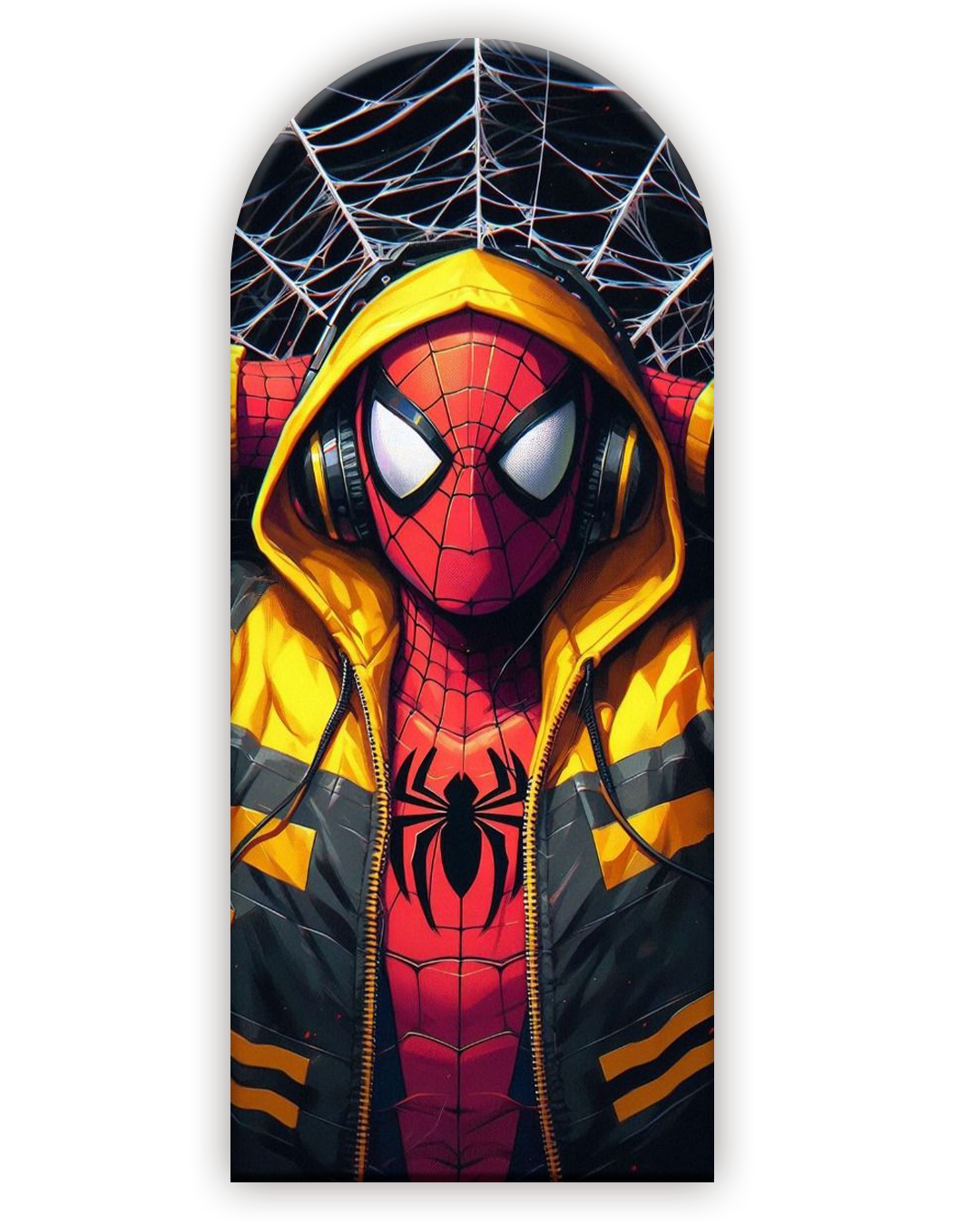 Spiderman 12 Funda para mampara de punta redonda