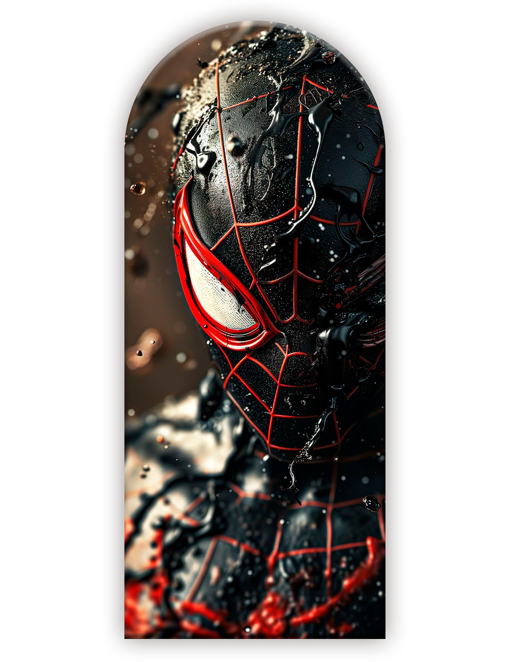 Spiderman 24 Funda para mampara de punta redonda