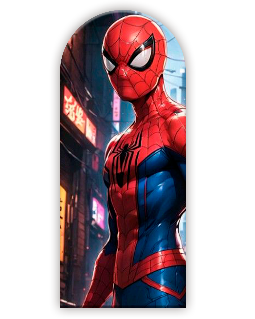 Spiderman 7 Funda para mampara de punta redonda