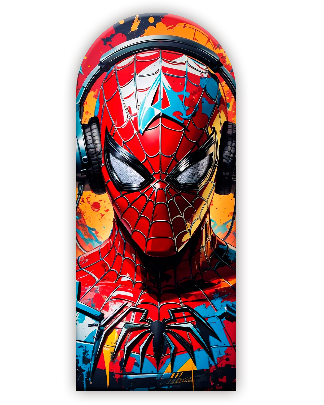 Spiderman 9 Funda para mampara de punta redonda