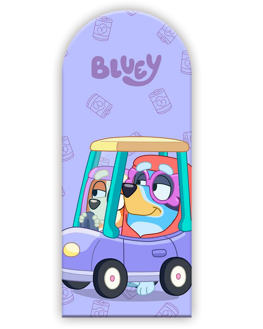 Bluey 10 Funda para mampara de punta redonda