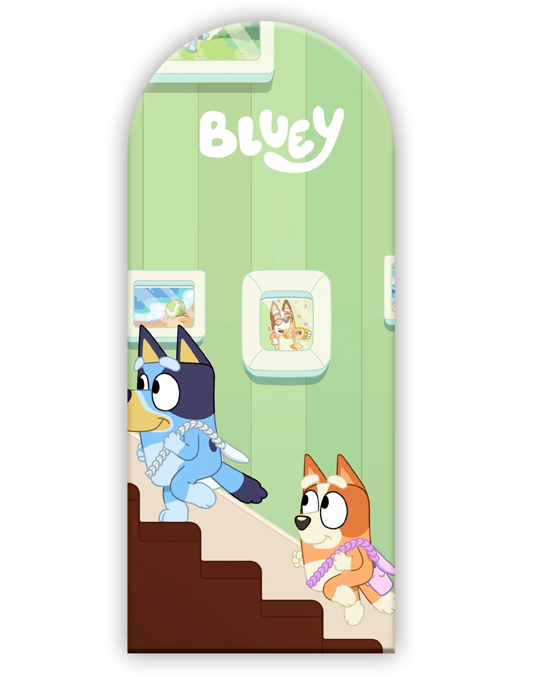 Bluey 13 Funda para mampara de punta redonda