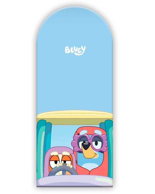 Bluey 14 Funda para mampara de punta redonda