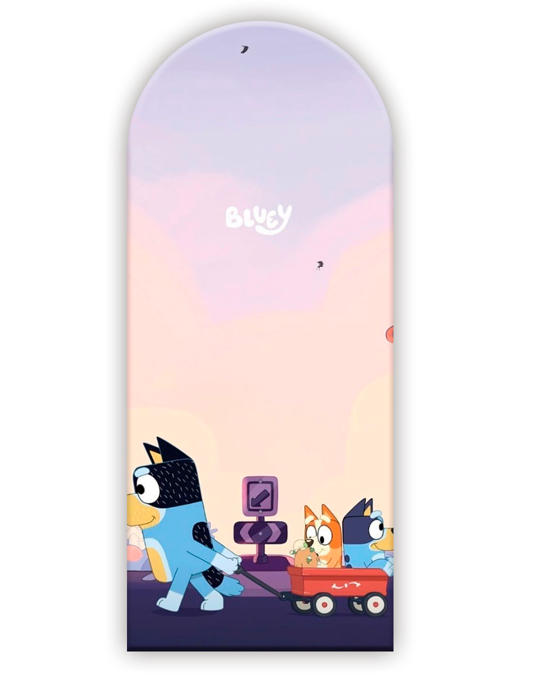 Bluey 15 Funda para mampara de punta redonda