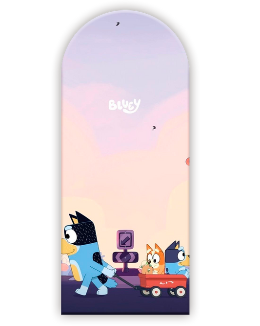 Bluey 15 Funda para mampara de punta redonda