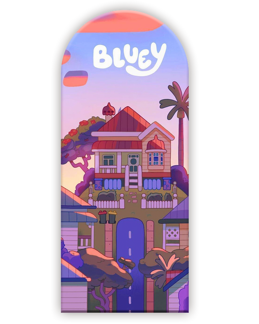 Bluey 17 Funda para mampara de punta redonda
