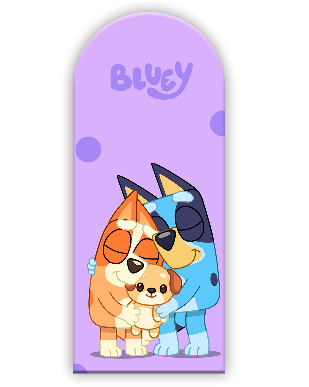 Bluey 2 Funda para mampara de punta redonda