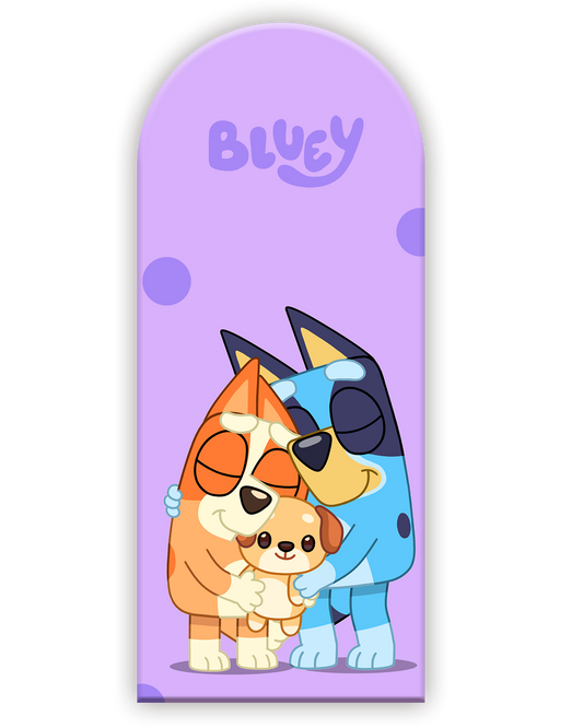 Bluey 2 Funda para mampara de punta redonda