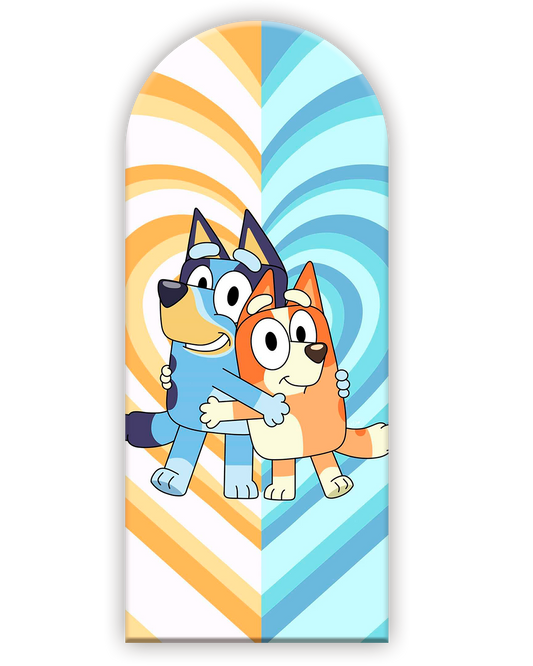 Bluey 3 Funda para mampara de punta redonda