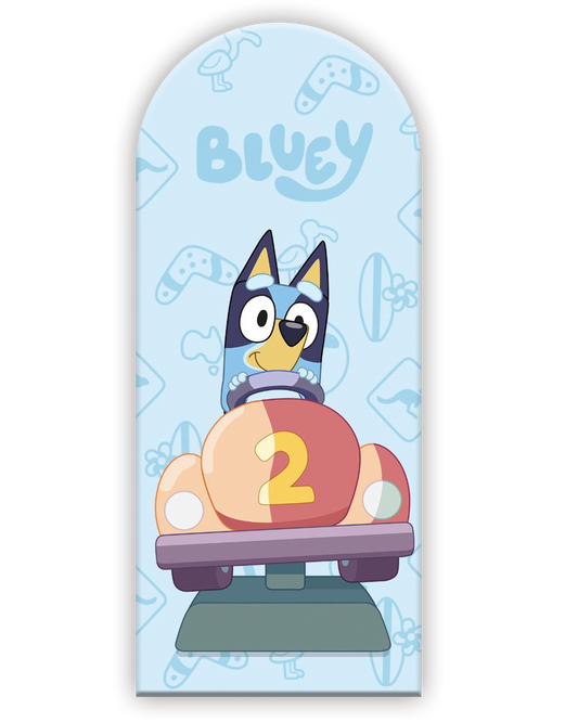 Bluey 7 Funda para mampara de punta redonda