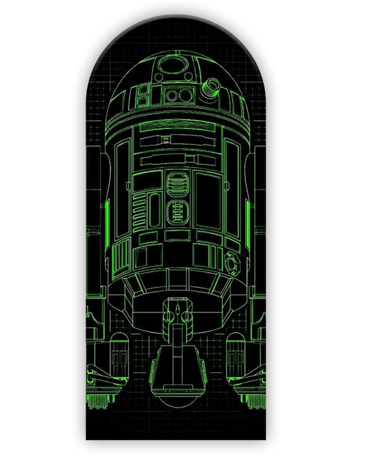 Star Wars 23 Funda para mampara de punta redonda