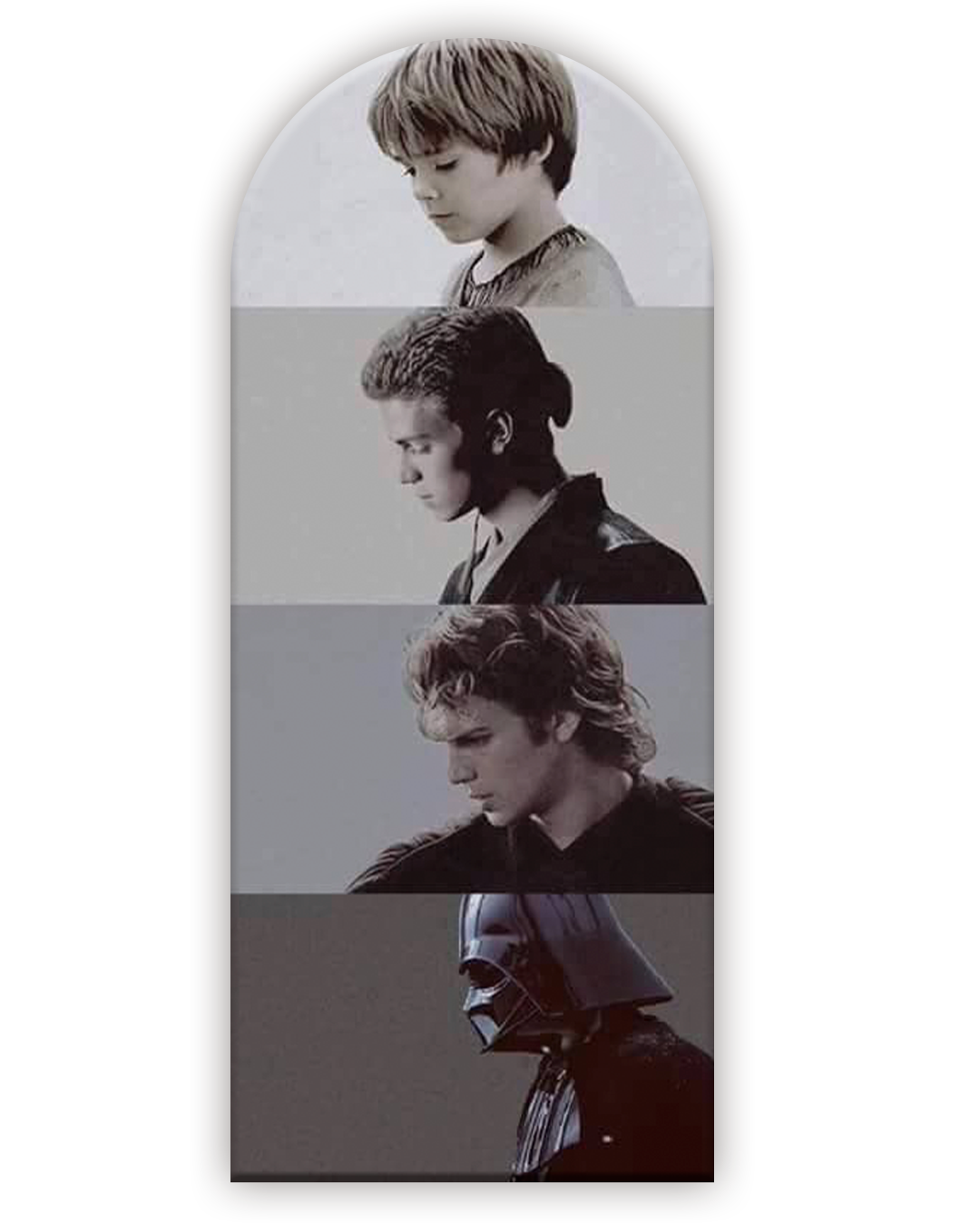 Star Wars 3 Funda para mampara de punta redonda