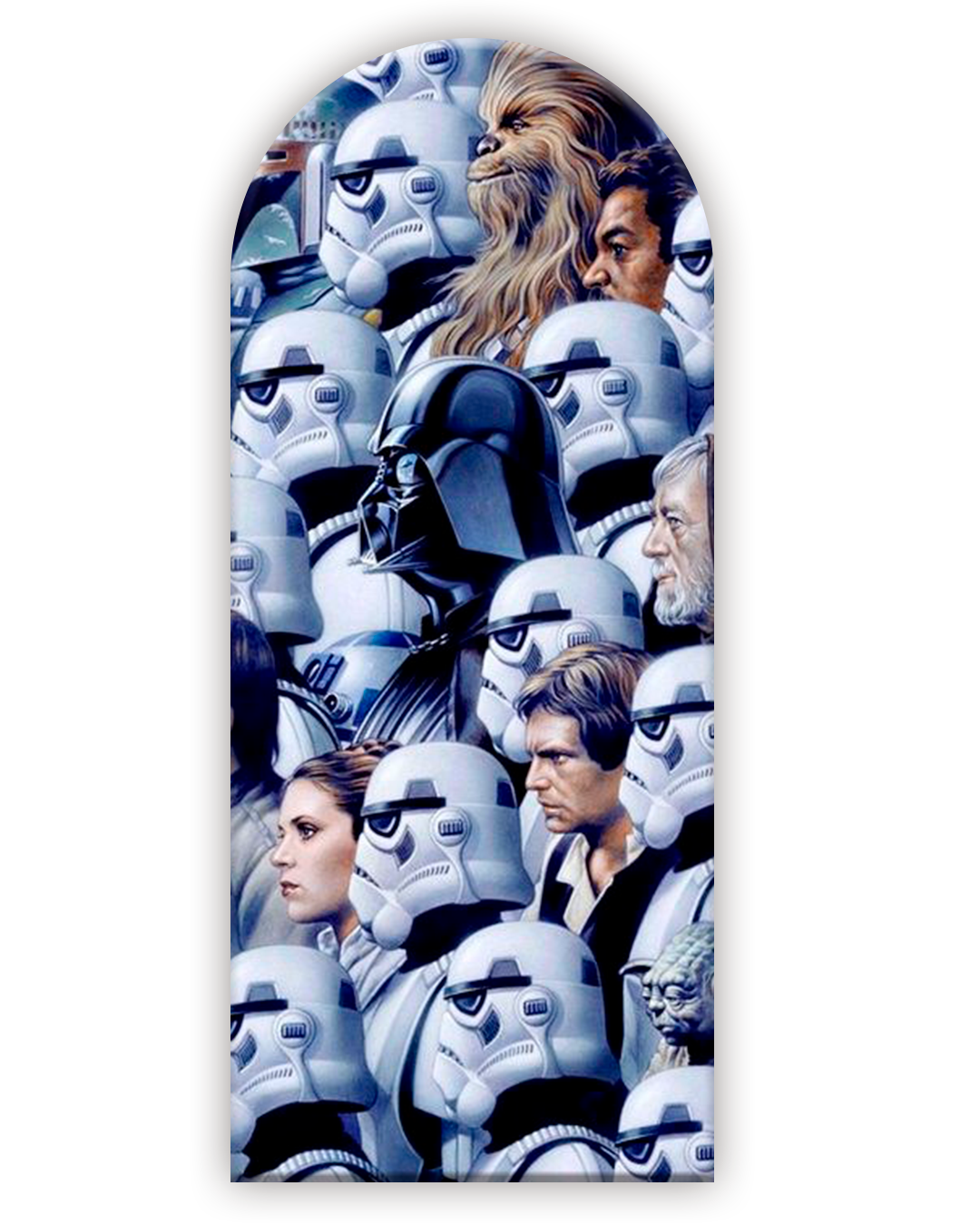 Star Wars 31 Funda para mampara de punta redonda