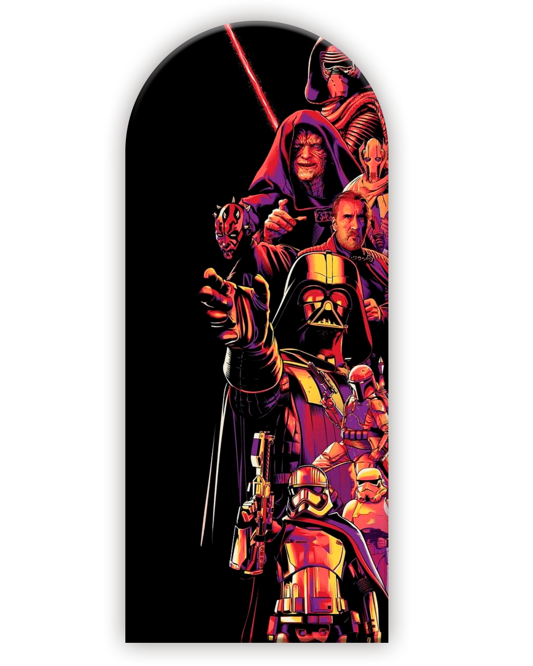 Star Wars 33 Funda para mampara de punta redonda