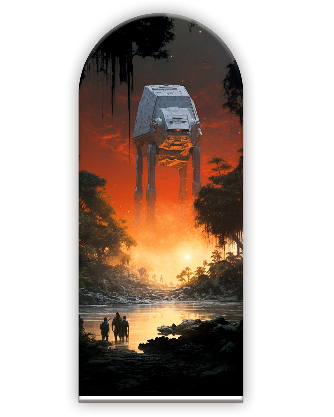 Star Wars 7 Funda para mampara de punta redonda