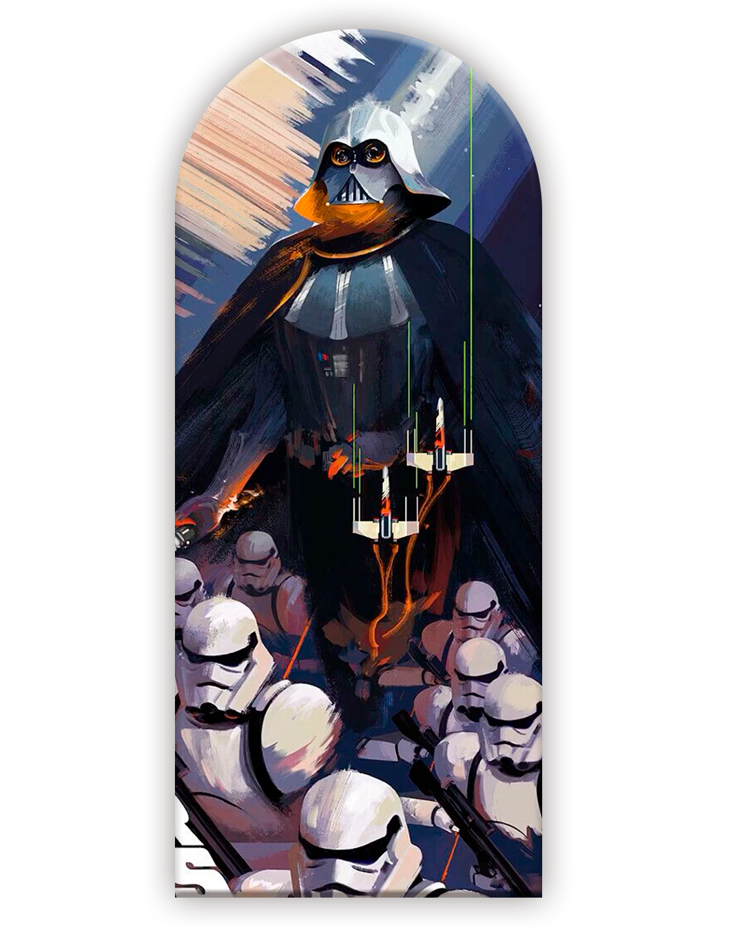 Star Wars 9 Funda para mampara de punta redonda